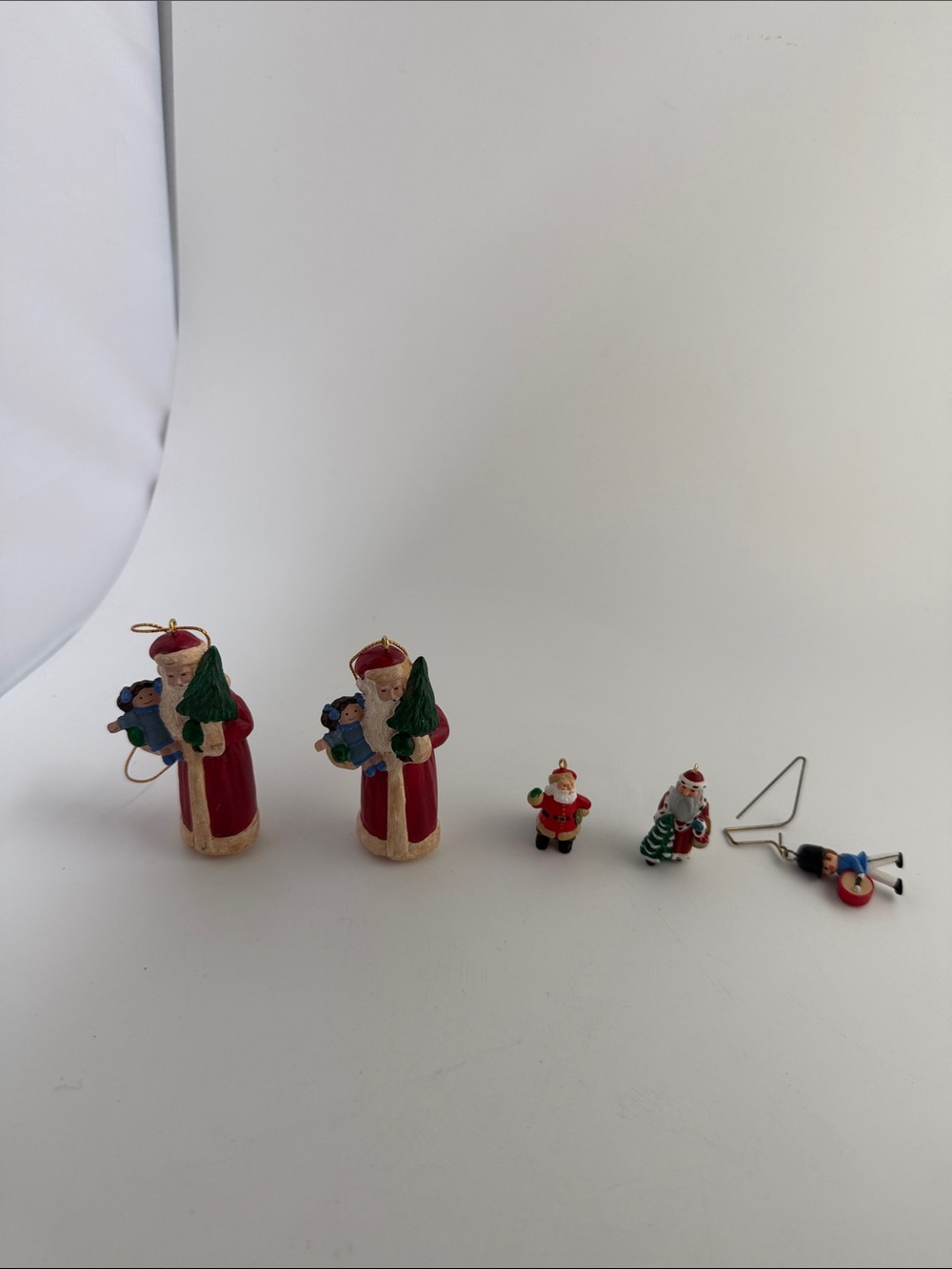 Vintage Hallmark Miniature Ornaments Set of 5